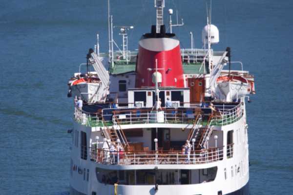 10 August 2022 - 11:08:00

-------------------------
Cruise ship Hebridean Princess in Dartmouth